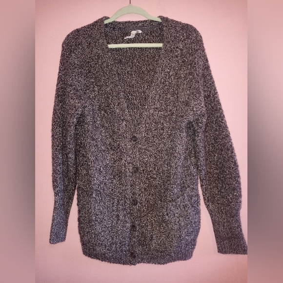 Aeropostale Sweaters - Aeropostale Charcoal Gray Cardigan Sweater